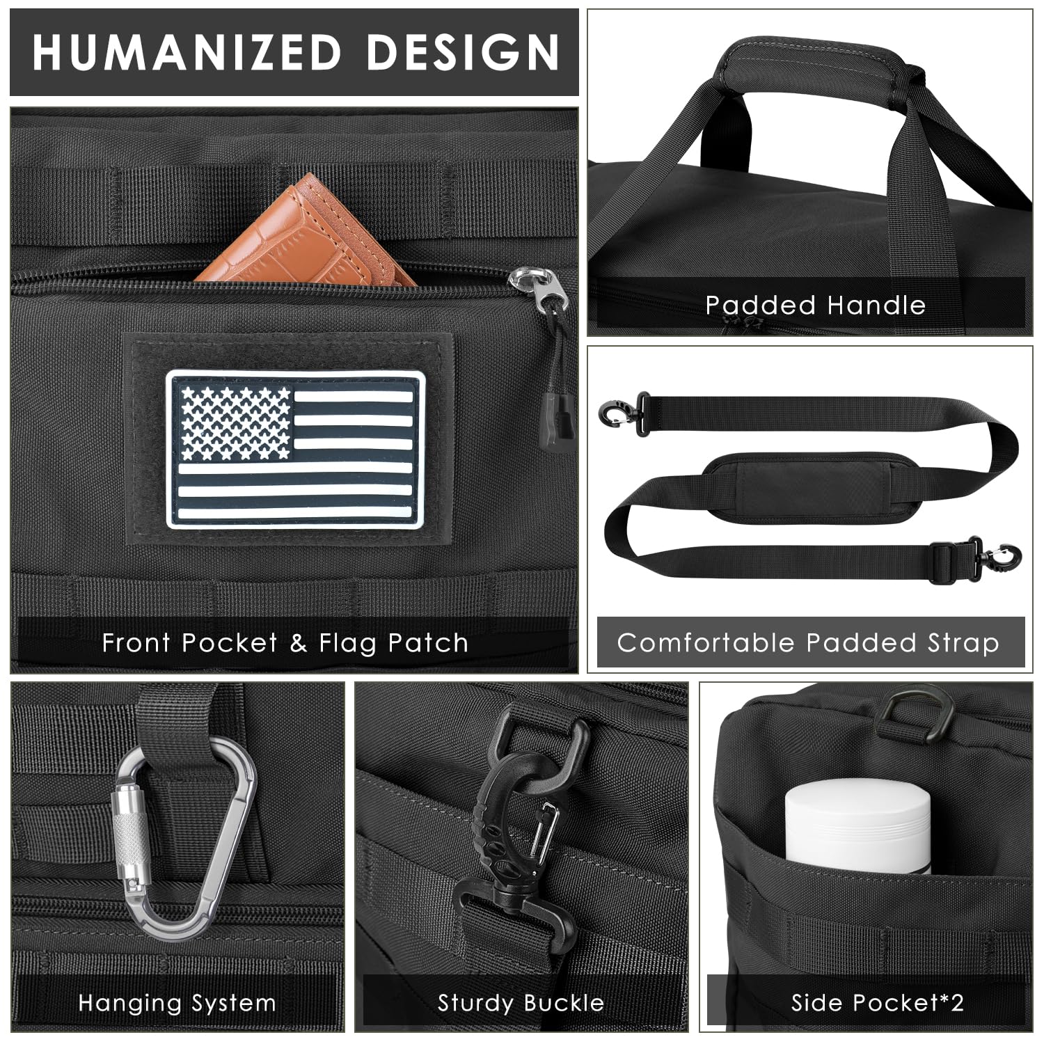 Foto 6 pulgar | Bolsa De Viaje Etronik Para Hombre Y Mujer Con Neceser Negra - Venta Internacional.