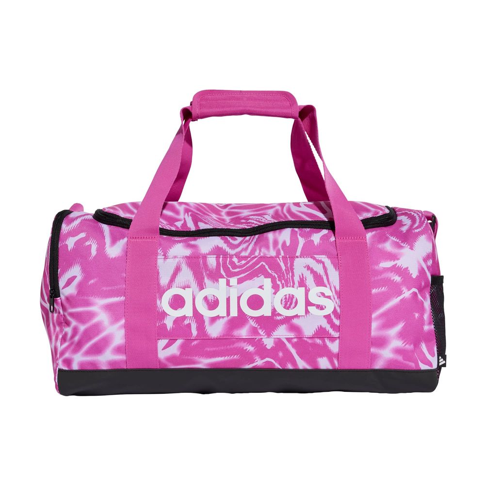 Maleta Deportiva Linear Graphic Duffel Pequeña Adidas Rosa Mujer