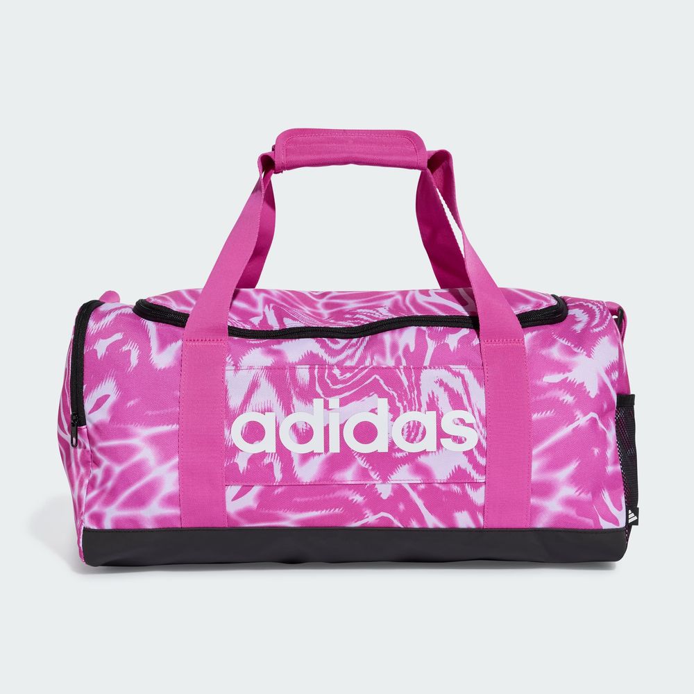 Foto 4 pulgar | Maleta Deportiva Linear Graphic Duffel Pequeña Adidas Rosa Mujer