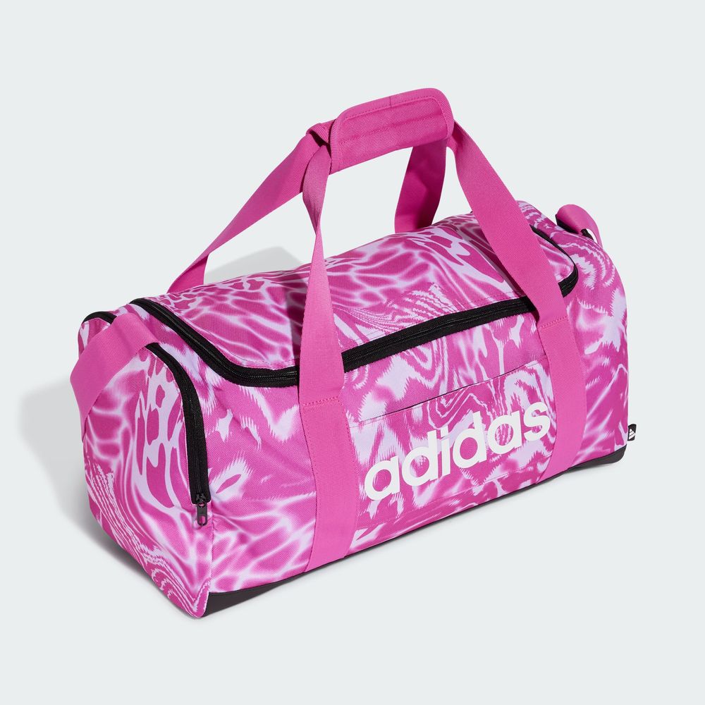 Foto 5 pulgar | Maleta Deportiva Linear Graphic Duffel Pequeña Adidas Rosa Mujer