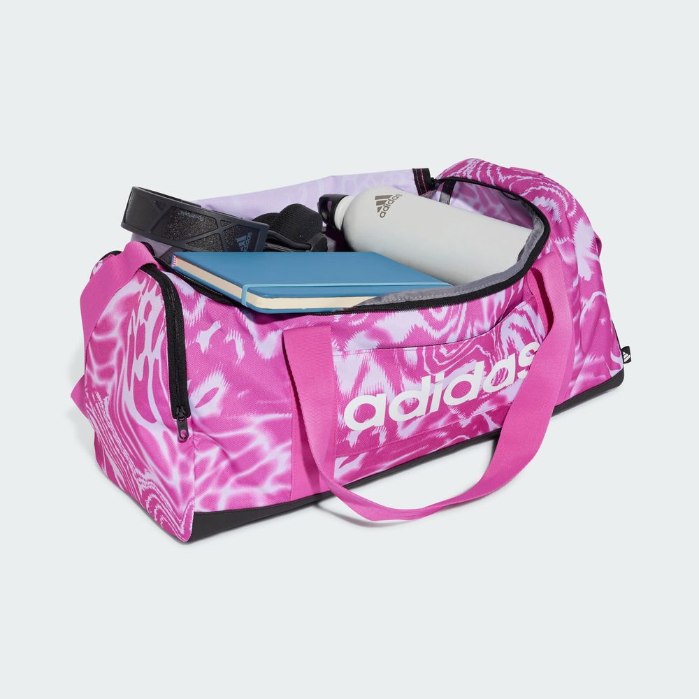 Foto 6 pulgar | Maleta Deportiva Linear Graphic Duffel Pequeña Adidas Rosa Mujer