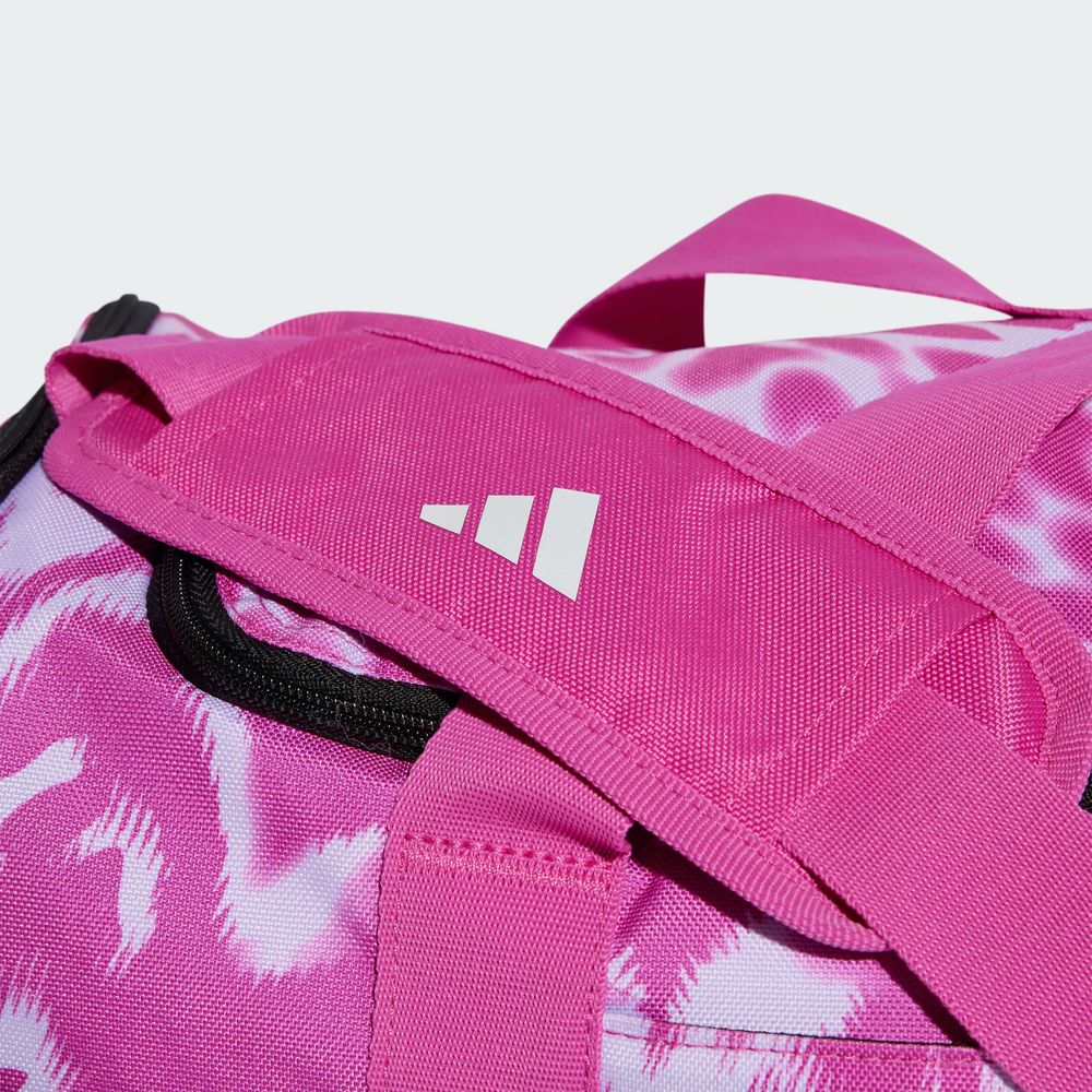 Foto 8 pulgar | Maleta Deportiva Linear Graphic Duffel Pequeña Adidas Rosa Mujer