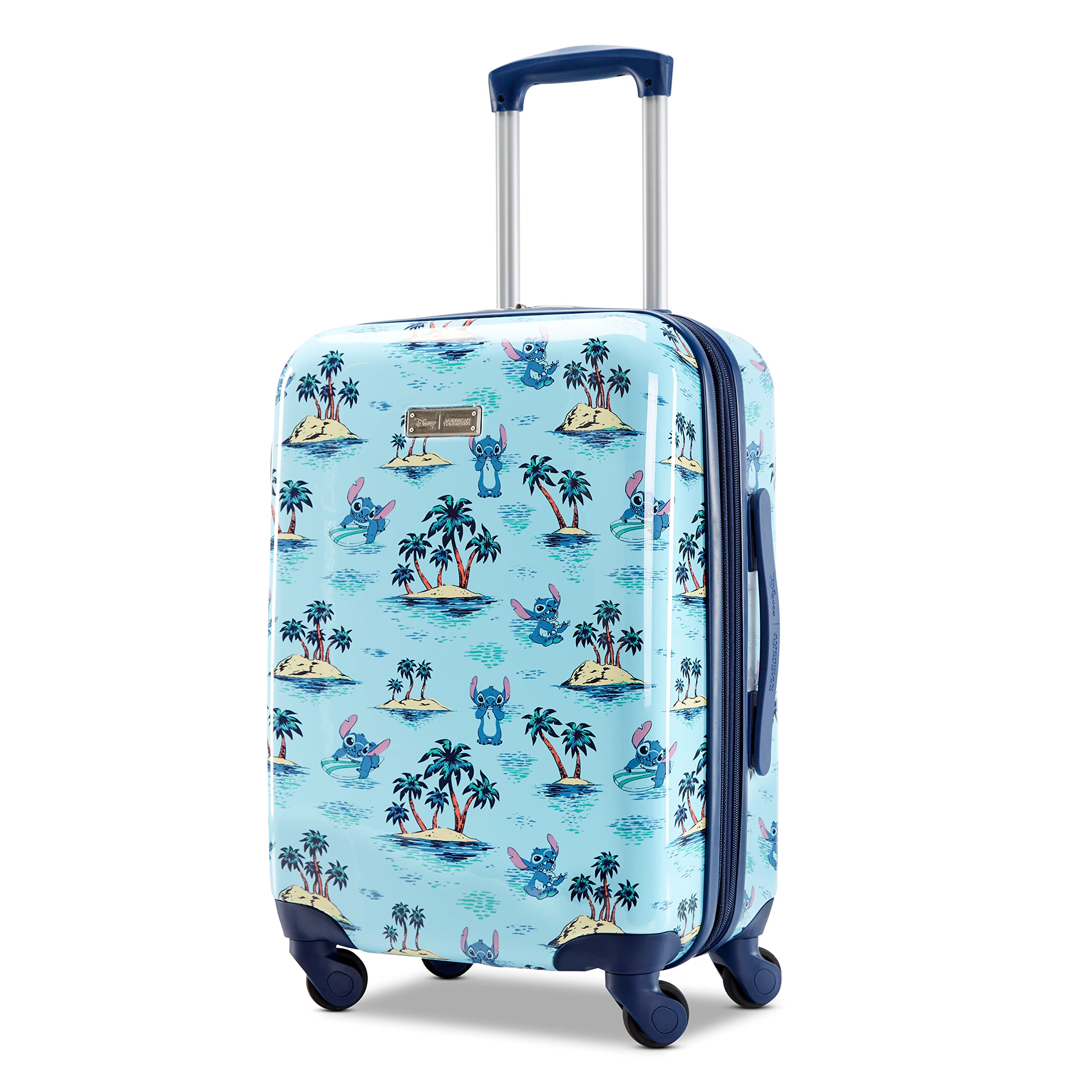 Foto 2 pulgar | Equipaje De Mano American Tourister Disney Stitch De 20 Pulgadas - Venta Internacional.