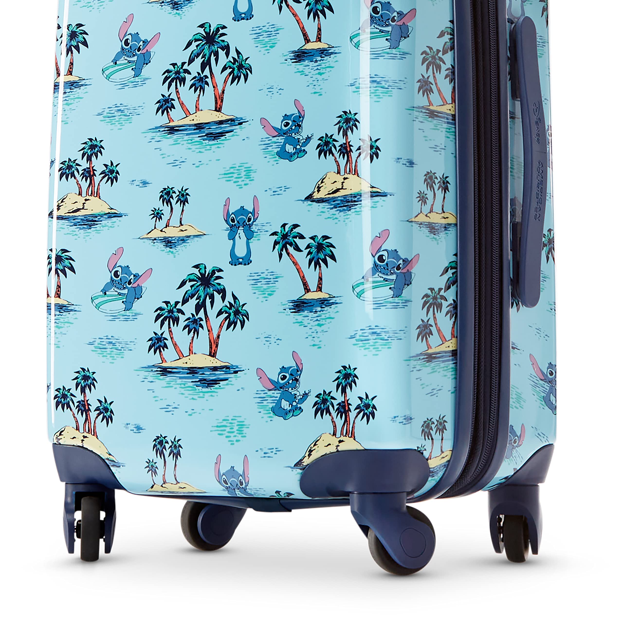 Foto 6 pulgar | Equipaje De Mano American Tourister Disney Stitch De 20 Pulgadas - Venta Internacional.