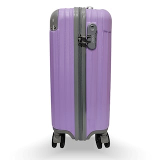 Foto 5 | Kit Maleta De Viaje Más Neceser Zona B, Modelo Vintage, Lila, 18 Pulgadas Carry On Y Neceser, Abs.
