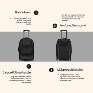 Foto 3 | Bolsa De Viaje Ogio Layover Con Correas De Compresión Internas - Venta Internacional.
