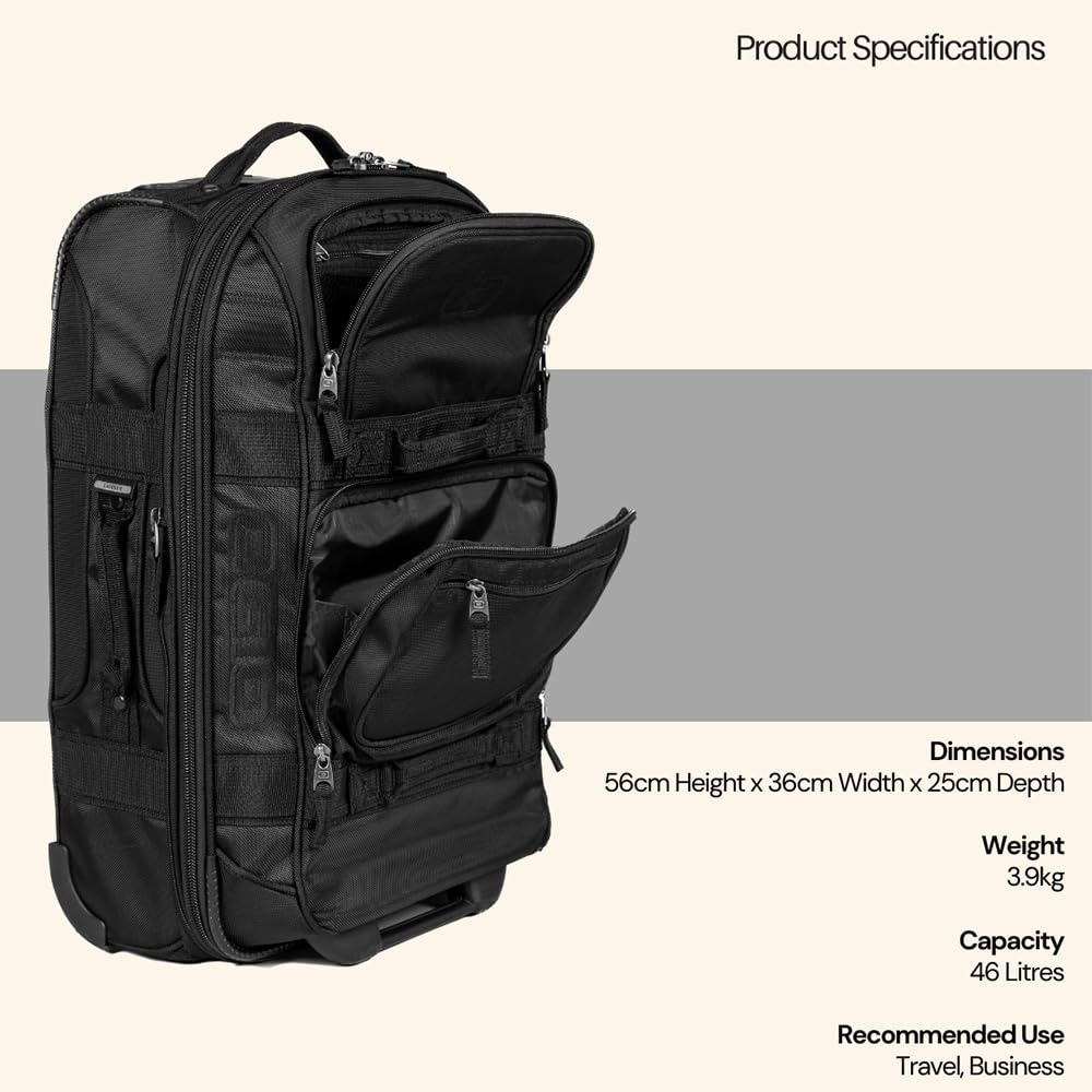 Foto 6 | Bolsa De Viaje Ogio Layover Con Correas De Compresión Internas - Venta Internacional.