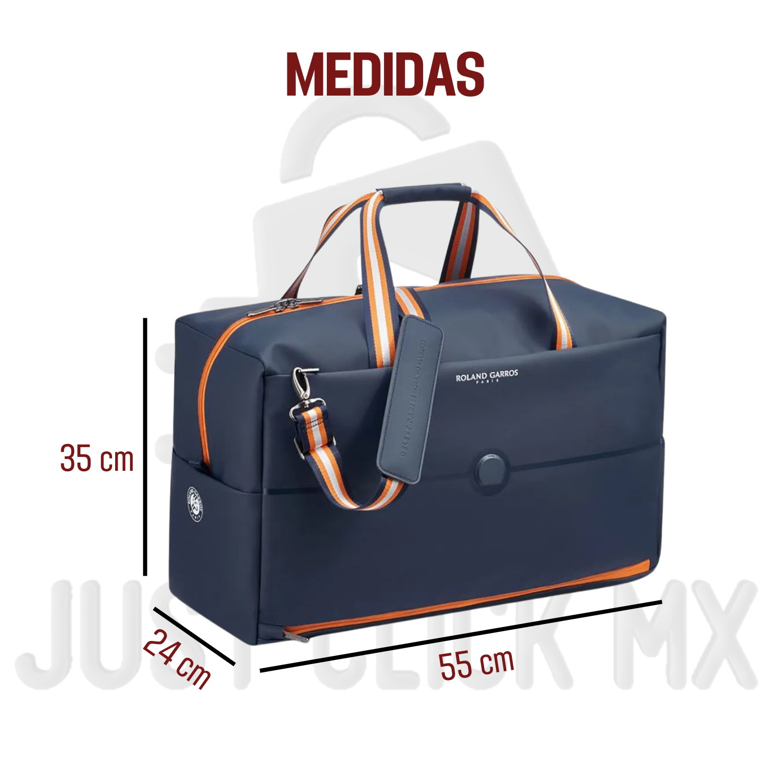 Foto 9 pulgar | Bolso de Viaje Delsey Roland Garros 47 l