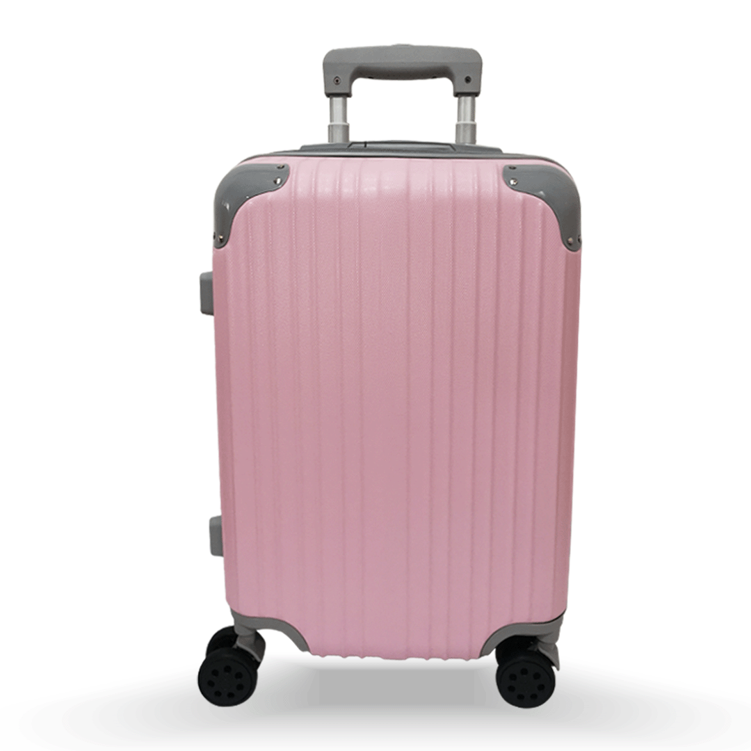 Maleta Zona B Vintage Rosa 20 Pulgadas