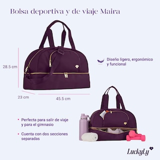 Foto 5 | Maleta Deportiva Luckyly Violeta