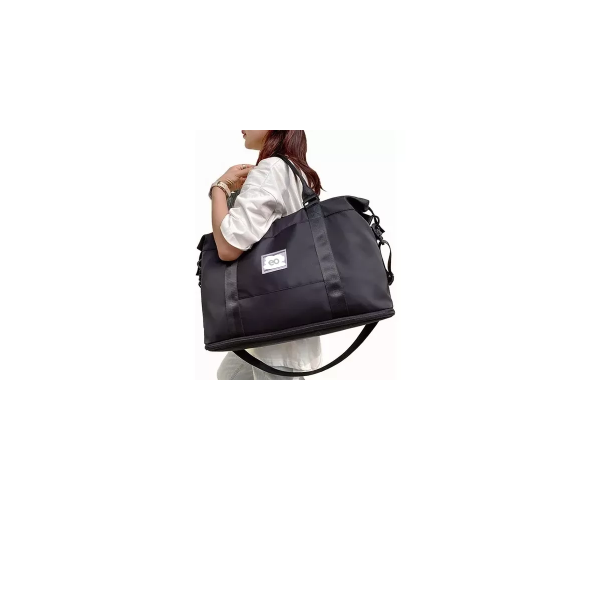 Foto 3 pulgar | Language Maleta Bolsa De Viaje Deportiva Gym Eo Safe Imports Esi-10882-1 Negro