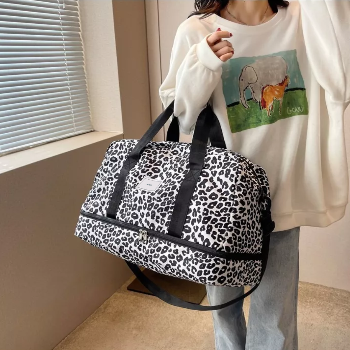 Foto 2 | Maleta Bolsa De Viaje Deportiva Gym Tote Bolsa Eo Safe Imports Esi-15691-1 Multicolor