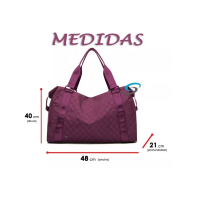 Foto 4 pulgar | Bolsa Maleta Casual Deportiva Gym Viaje Eo Safe Imports Esi-9216-1 Purpura