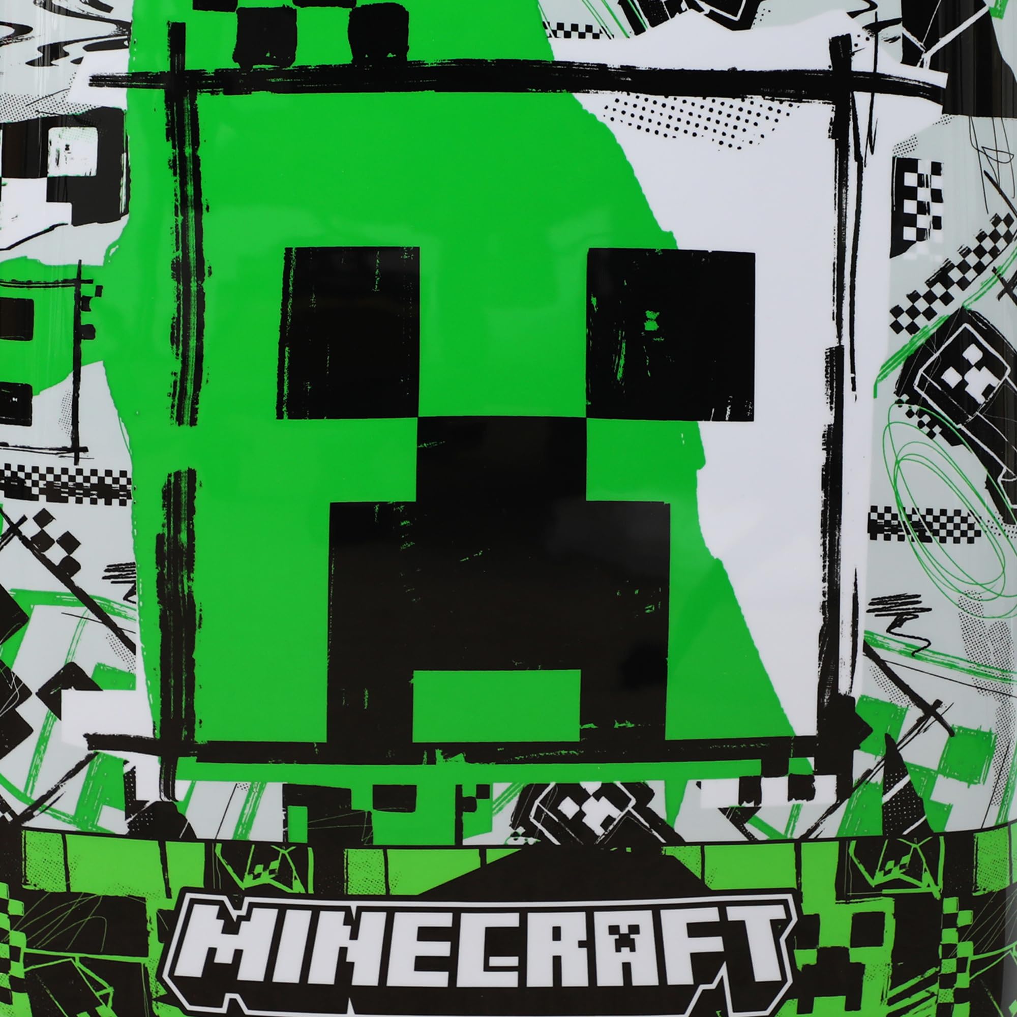 Foto 4 pulgar | Equipaje De Mano Bioworld Minecraft Creeper 50 Cm Con Ruedas - Venta Internacional.