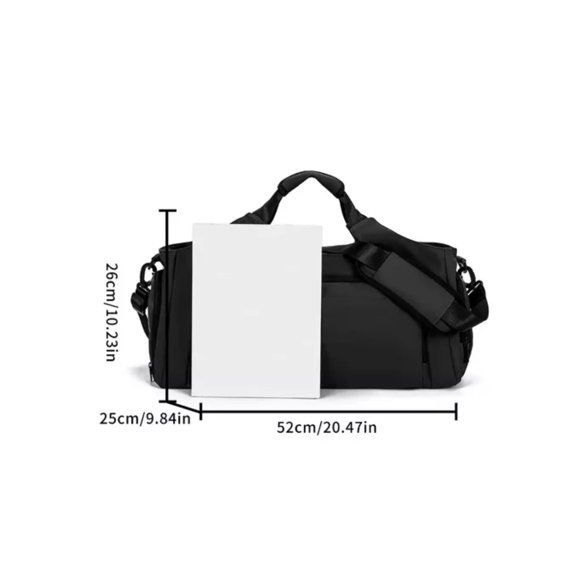 Foto 3 pulgar | Language Maletas Deportivas Bolsa De Viaje Gym Eo Safe Imports Esi-15692-1 Negro