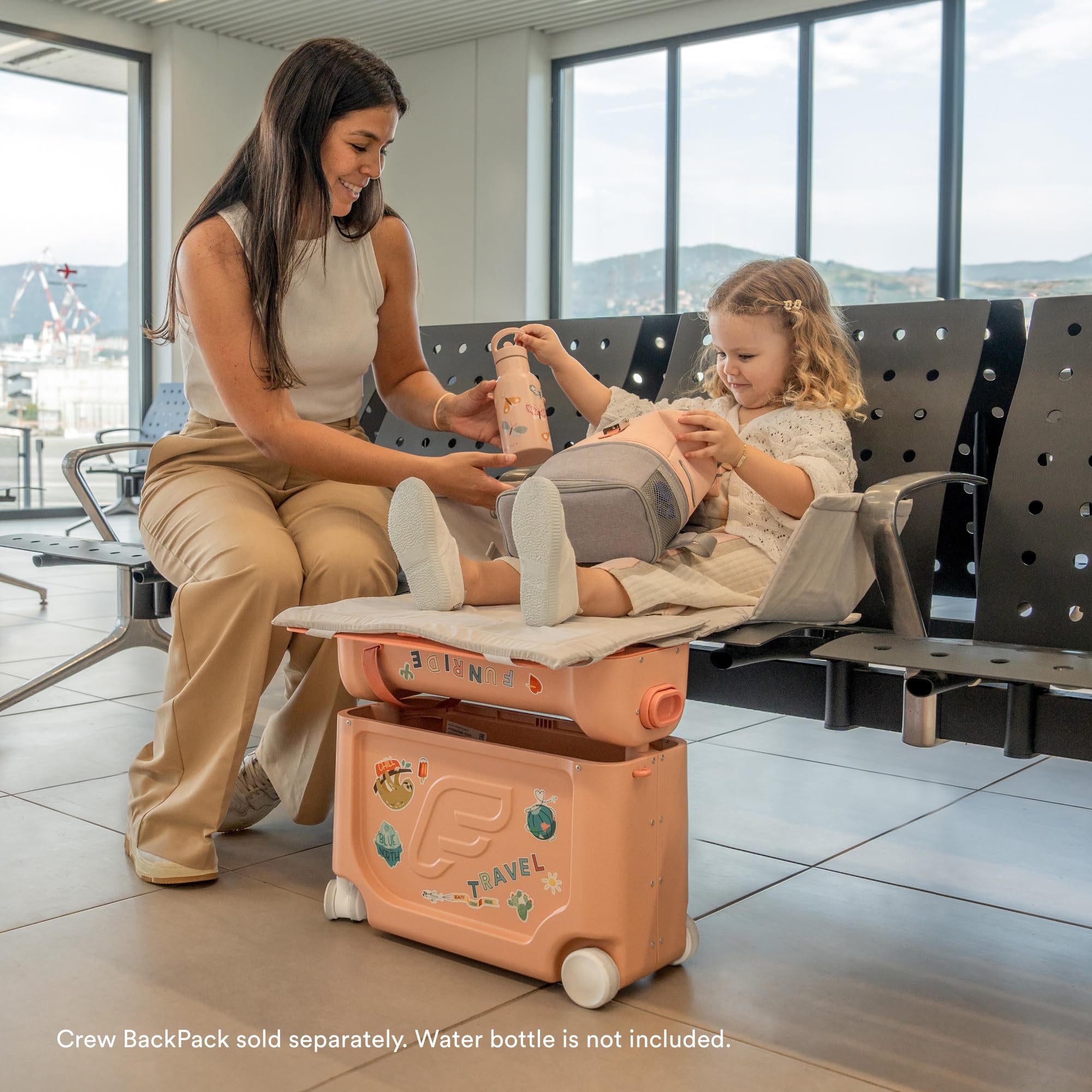 Foto 5 pulgar | Maleta Con Ruedas Stokke Jetkids Bedbox, Color Rosa Coral, De 2 A 7 Años - Venta Internacional.