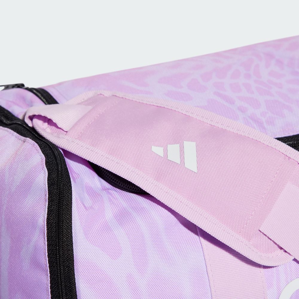 Foto 8 pulgar | Maleta Deportiva Linear Graphic Duffel Pequeña Adidas Violeta Mujer