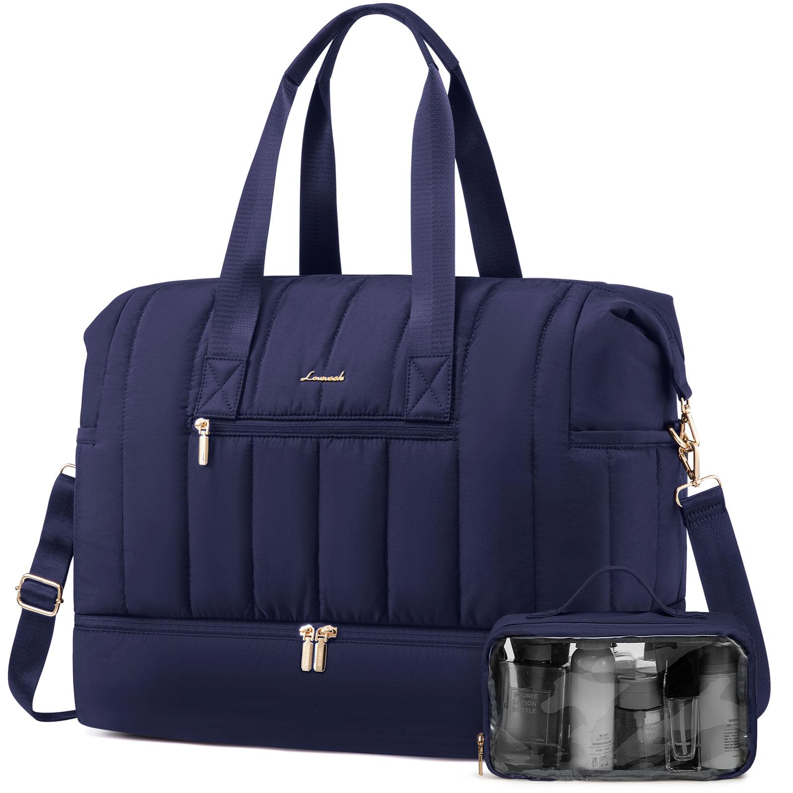 Foto 2 pulgar | Bolsa De Viaje Lovevook Puffer Weekender 42 L Con Compartimento Para Zapatos - Venta Internacional.