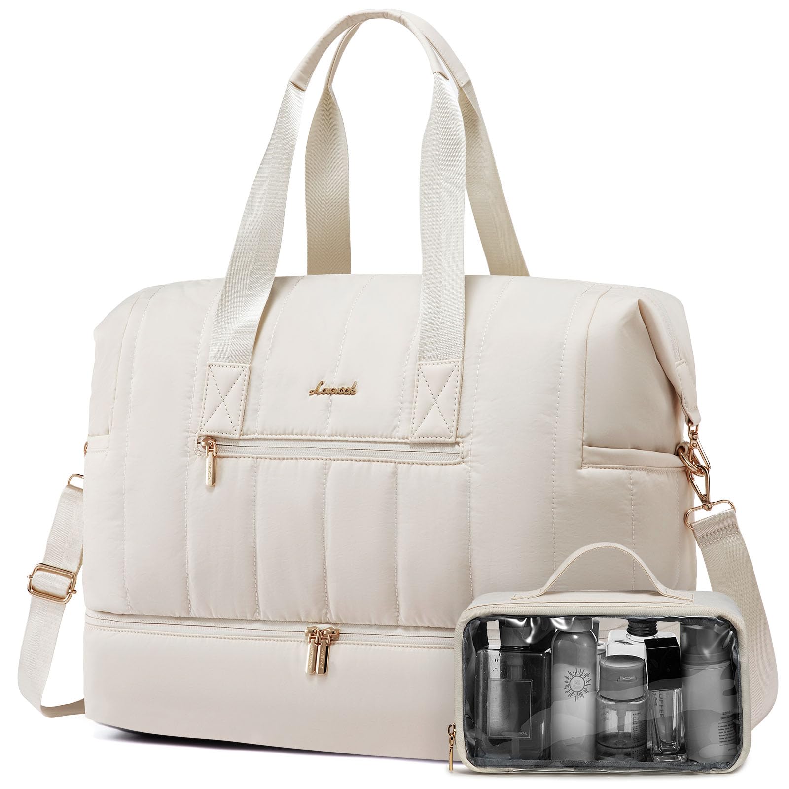 Foto 2 pulgar | Bolsa De Viaje Lovevook Puffer Weekender 42 L Con Compartimento Para Zapatos - Venta Internacional.