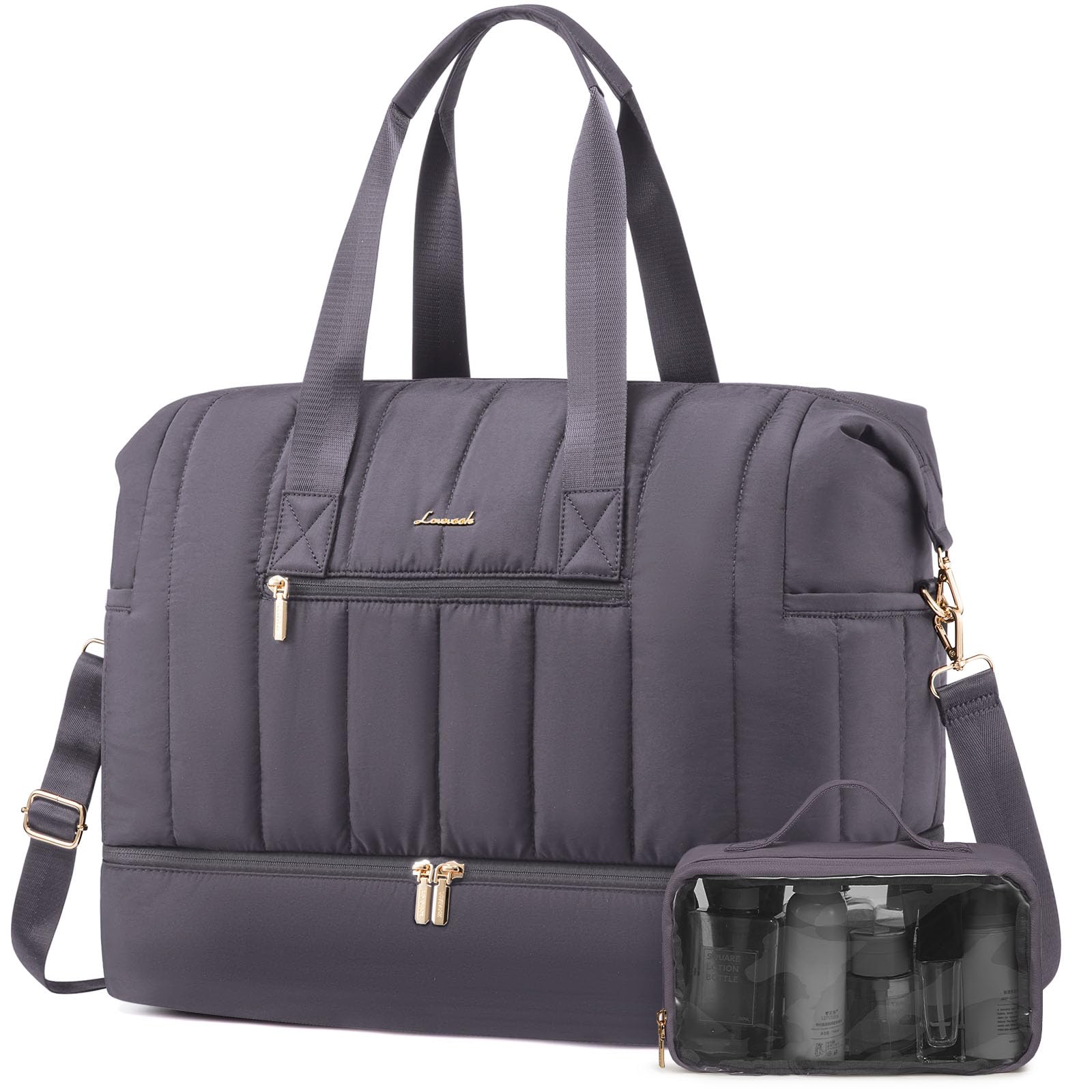 Foto 2 pulgar | Bolsa De Viaje Lovevook Puffer Weekender 42 L Con Compartimento Para Zapatos - Venta Internacional.