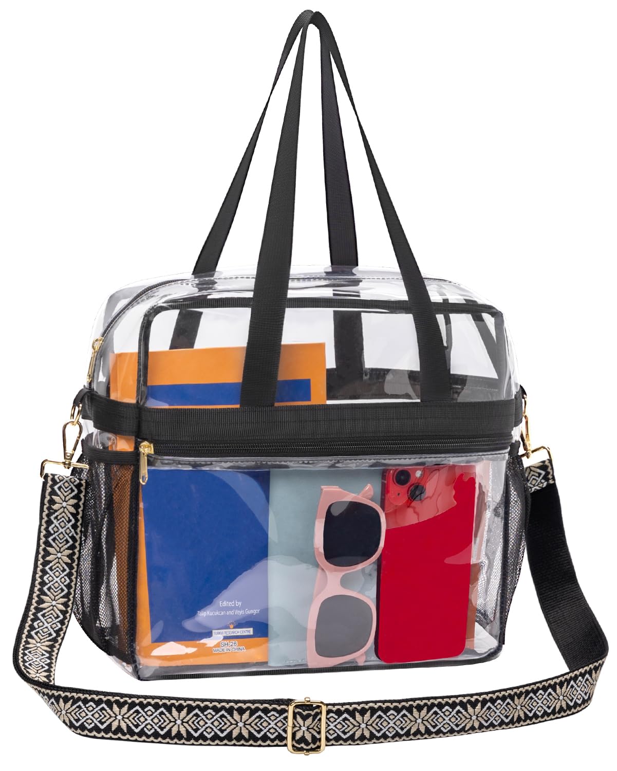 Foto 2 pulgar | Bolsa Transparente Paxiland Para Eventos De Estadio 30x15x30 Cm - Beige - Venta Internacional.