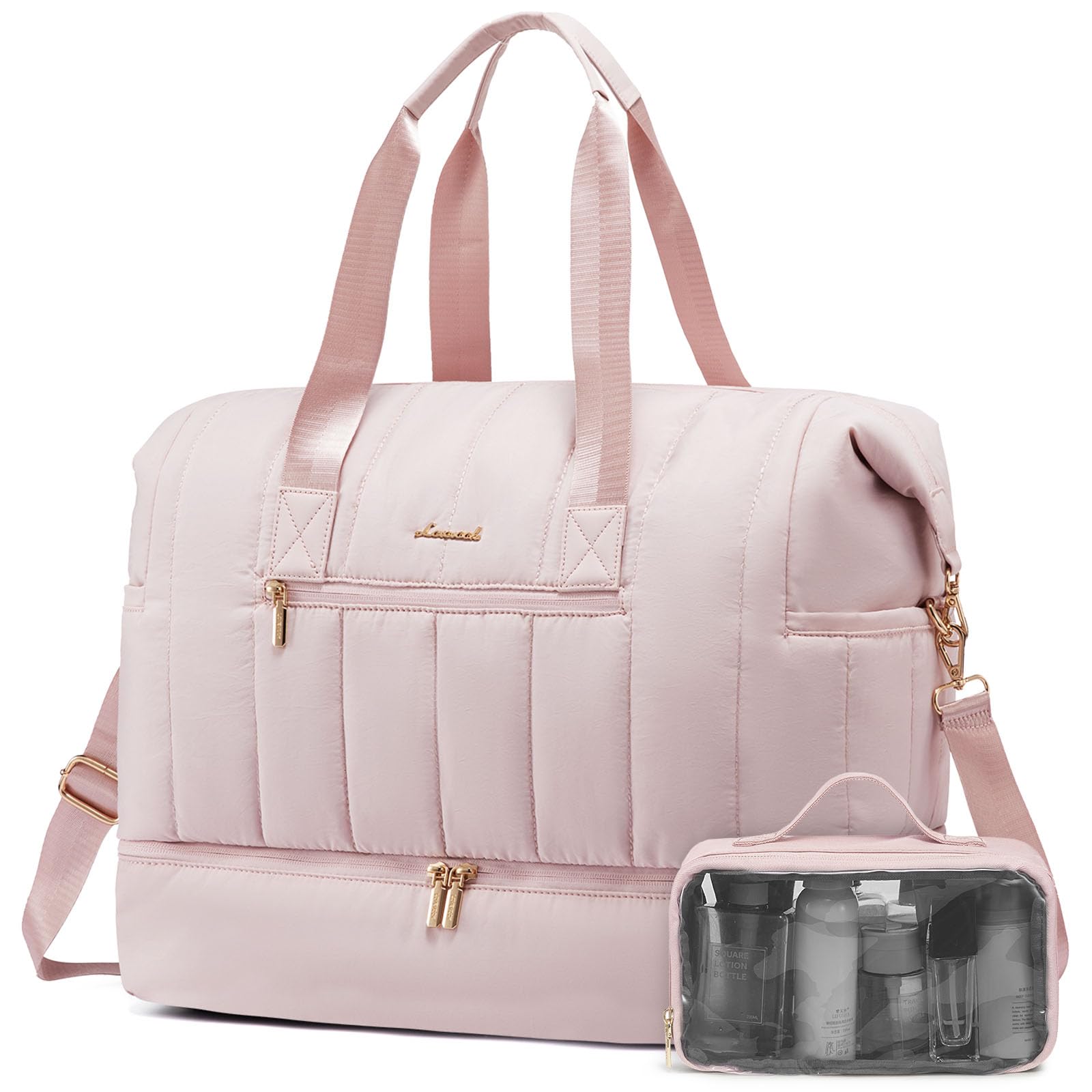 Foto 2 pulgar | Bolsa De Viaje Lovevook Puffer Weekender 42 L Con Compartimento Para Zapatos - Venta Internacional.