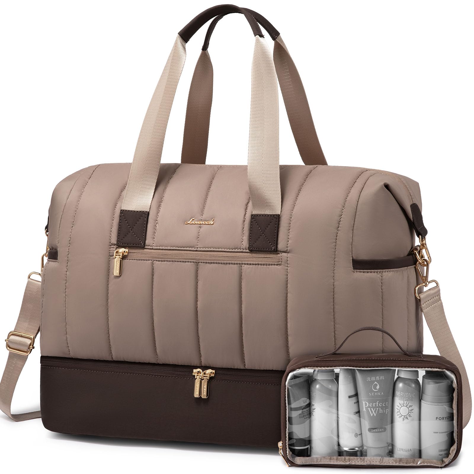 Foto 2 pulgar | Bolsa De Viaje Lovevook Puffer Weekender 42 L Con Compartimento Para Zapatos - Venta Internacional.