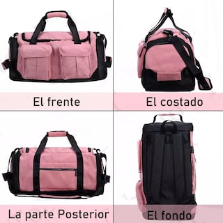 Foto 2 | Maleta Deportiva Bolsa Gym Viaje Fitness Eo Safe Imports Esi-12806-1 Rosa