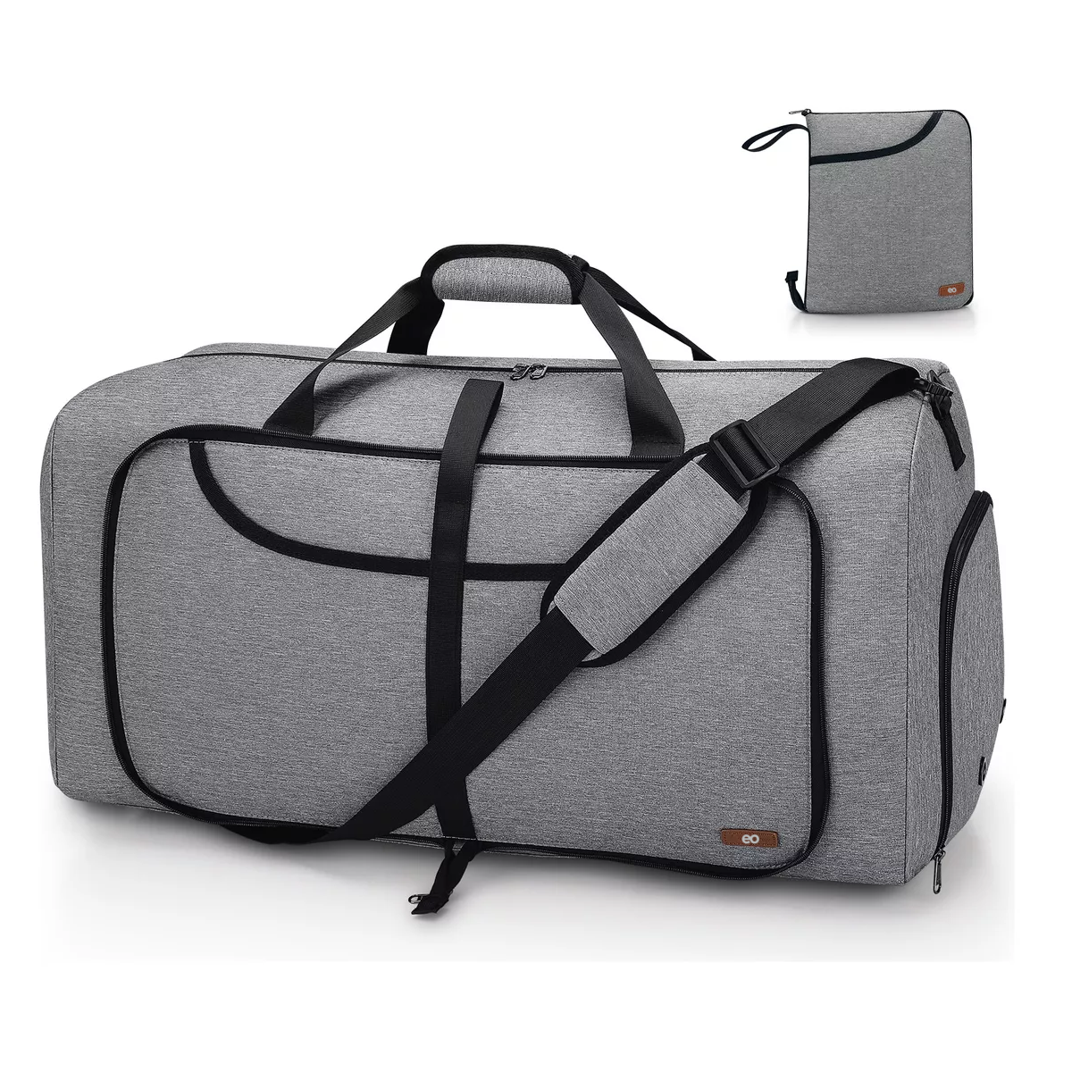 Foto 2 pulgar | Maleta Bolsa De Viaje Bolsa Deportiva Gym Fitness Bag 75l Eo Safe Imports Esi-14059-1 Gris