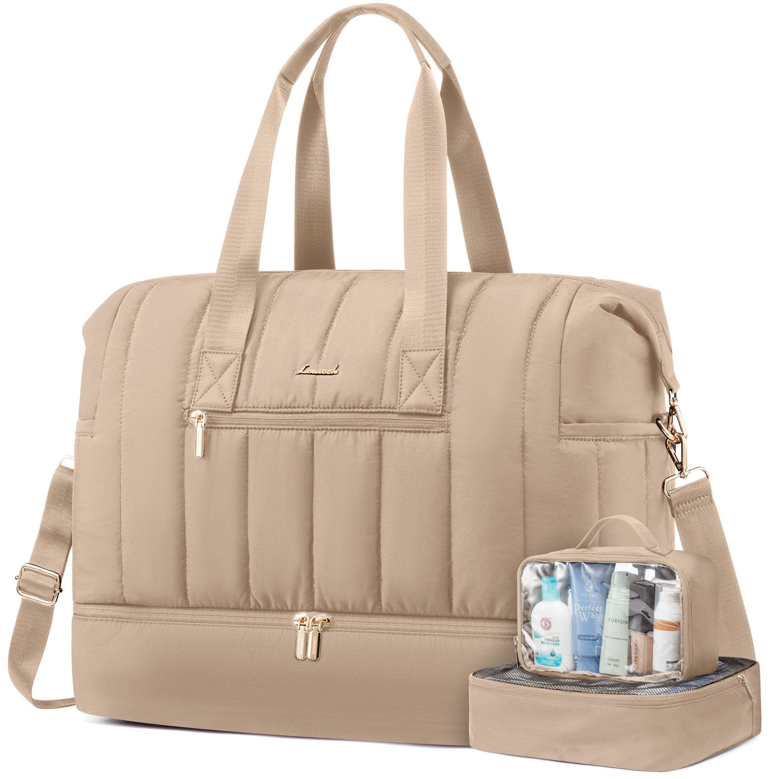 Foto 2 pulgar | Bolsa De Viaje Lovevook Puffer Weekender 42 L Con Compartimento Para Zapatos - Venta Internacional.