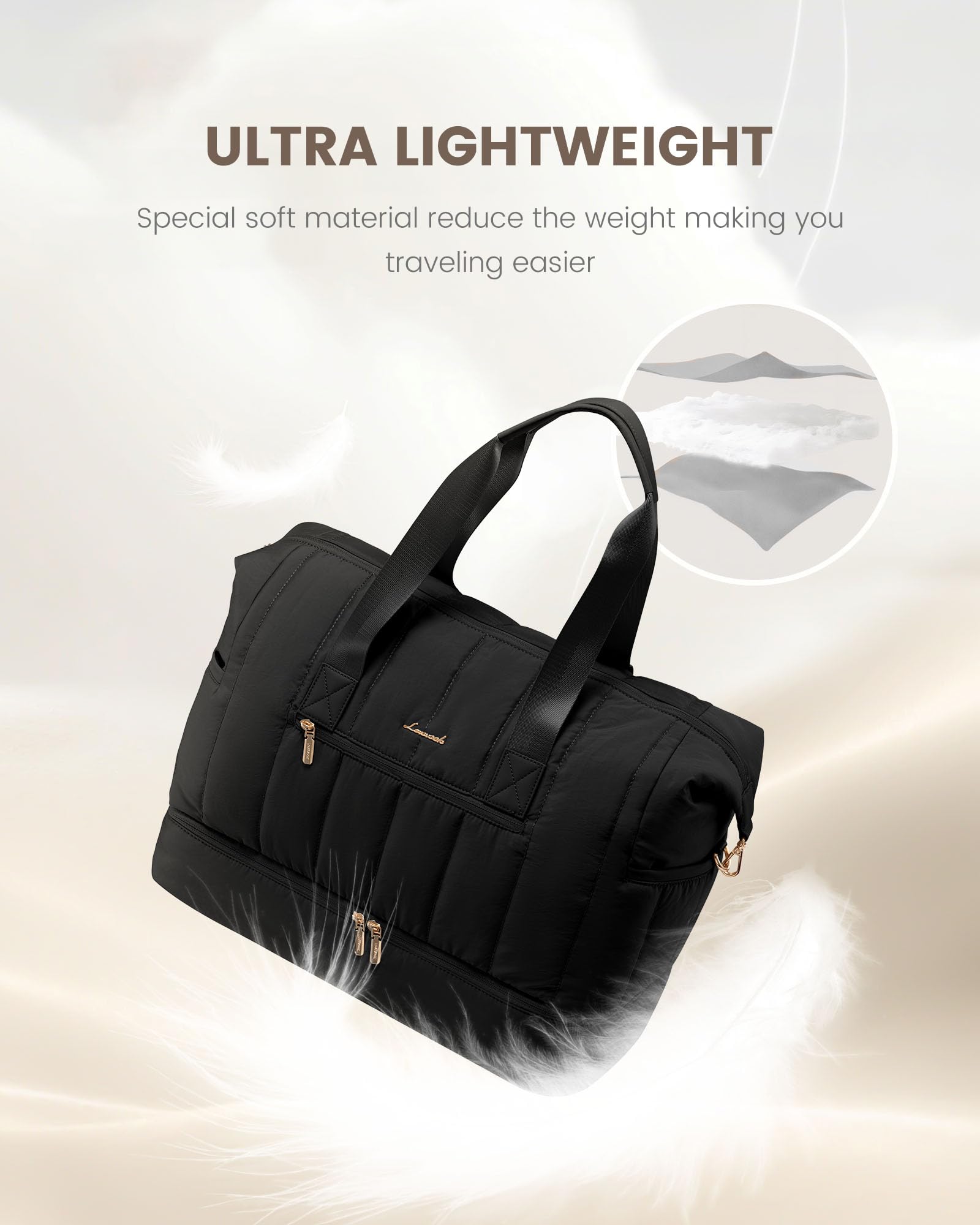 Foto 3 pulgar | Bolsa De Viaje Lovevook Puffer Weekender 70l Para Mujer - Venta Internacional.