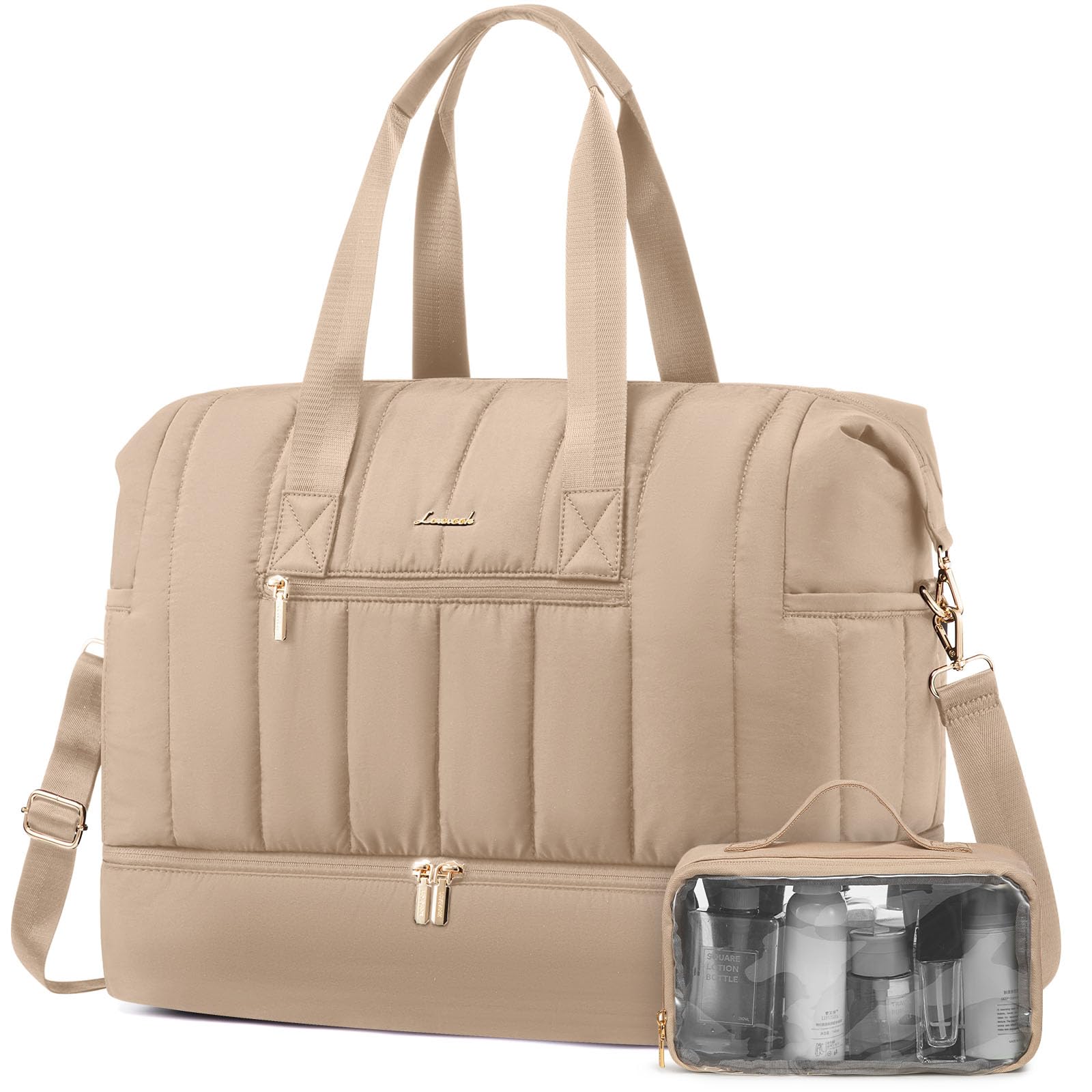 Foto 2 pulgar | Bolsa De Viaje Lovevook Puffer Weekender 42 L Con Compartimento Para Zapatos - Venta Internacional.
