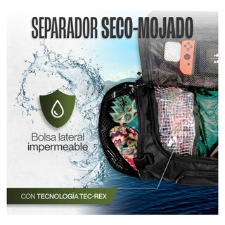 Foto 5 | Duffle Mochila Dry Outdoor Kma 15l Color Negro Versátil
