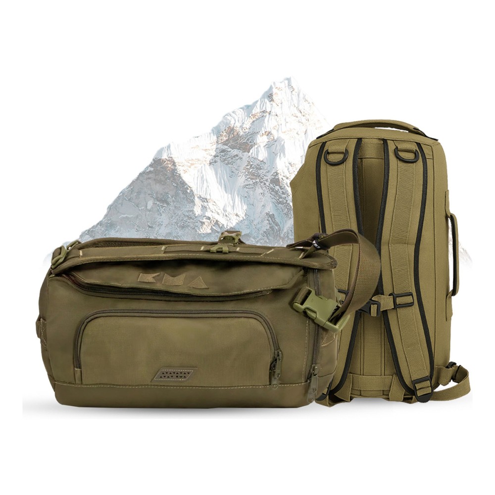 Foto 3 pulgar | Duffle Mochila Dry Outdoor Kma 15l Color Verde Versátil
