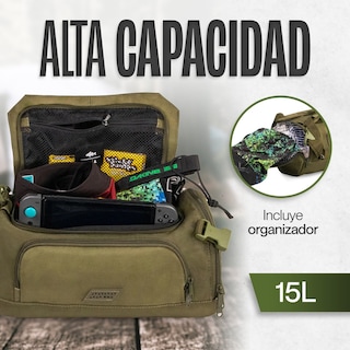 Foto 4 | Duffle Mochila Dry Outdoor Kma 15l Color Verde Versátil