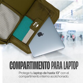 Foto 6 | Duffle Mochila Dry Outdoor Kma 30l Color Verde Versátil