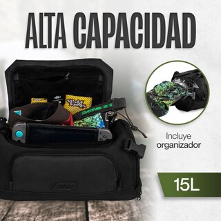 Foto 4 | Duffle Mochila Dry Outdoor Kma 15l Color Negro Impermeable
