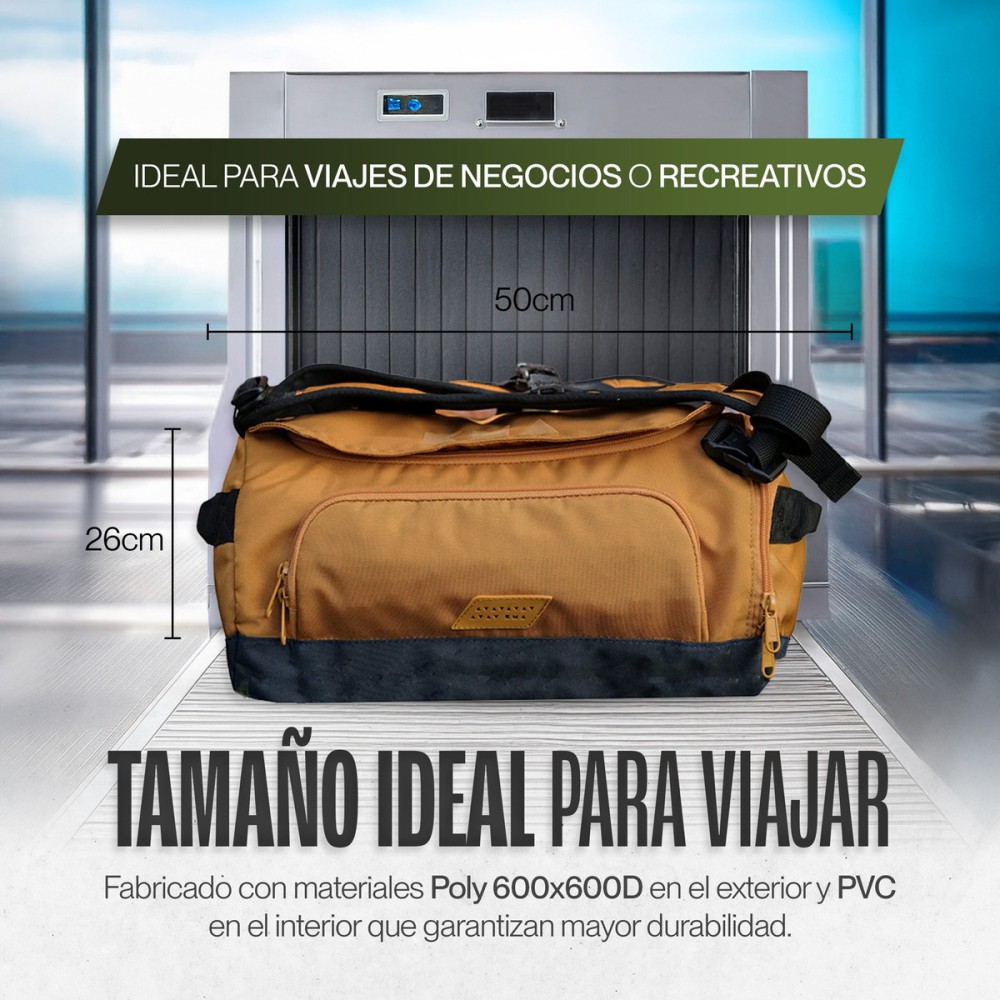 Foto 8 pulgar | Duffle Mochila Dry Outdoor Kma 30l Color Amarillo Versátil