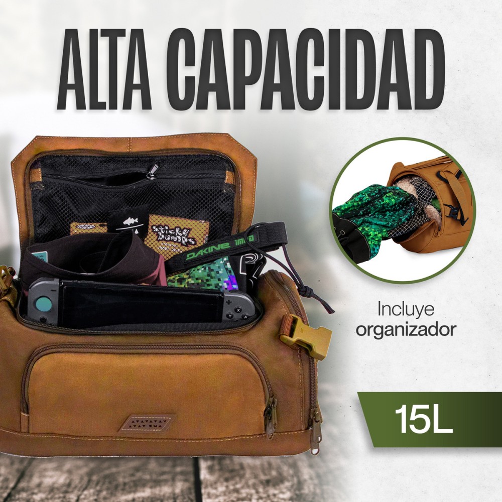 Foto 5 pulgar | Duffle Mochila Dry Outdoor Kma 15l Color Amarillo Versátil