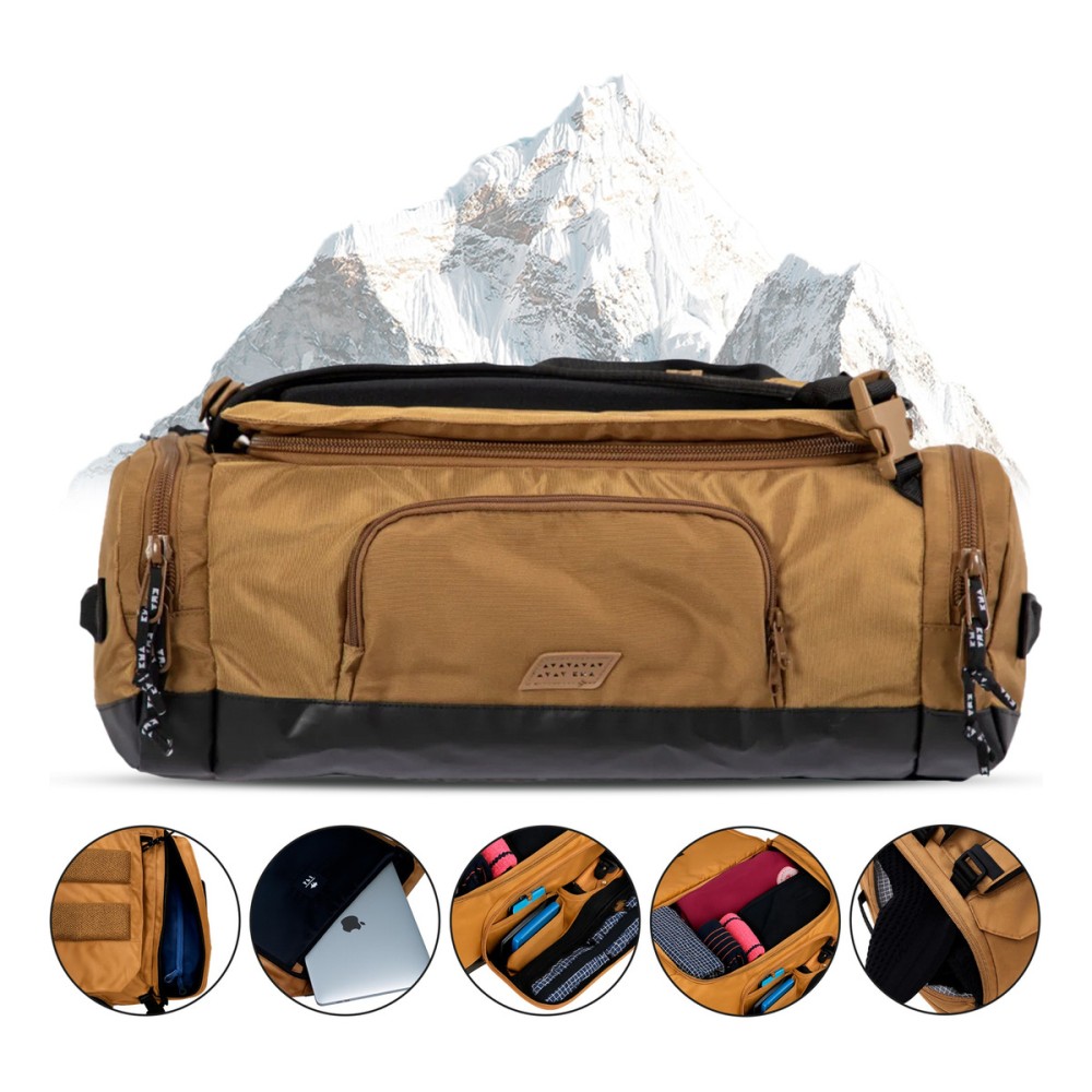 Foto 2 | Maleta Duffle Outdoor Kma 30l Color Amarillo Versátil