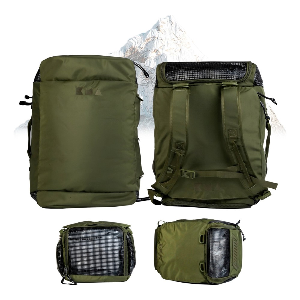 Foto 3 pulgar | Maleta Duffle Outdoor Kma 40l Color Verde Versátil