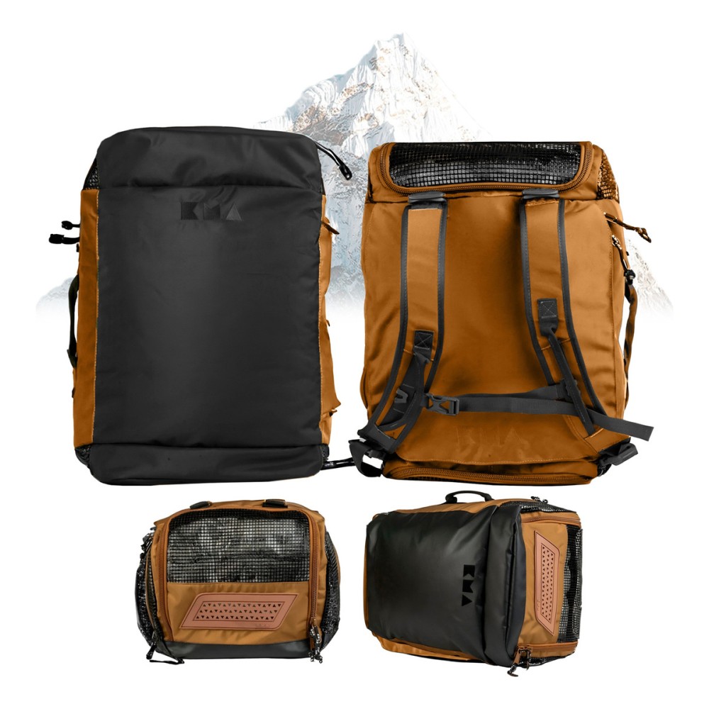Foto 3 pulgar | Maleta Duffle Outdoor Kma 70l Color Amarillo Versátil