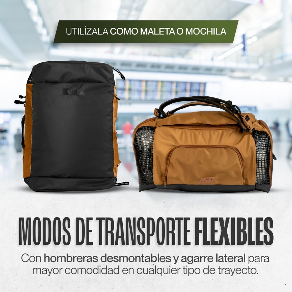 Foto 7 pulgar | Maleta Duffle Outdoor Kma 70l Color Amarillo Versátil