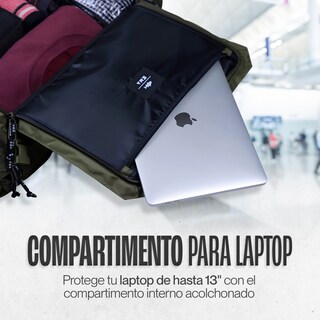 Foto 6 | Maleta Duffle Outdoor Kma 30l Color Verde Versátil