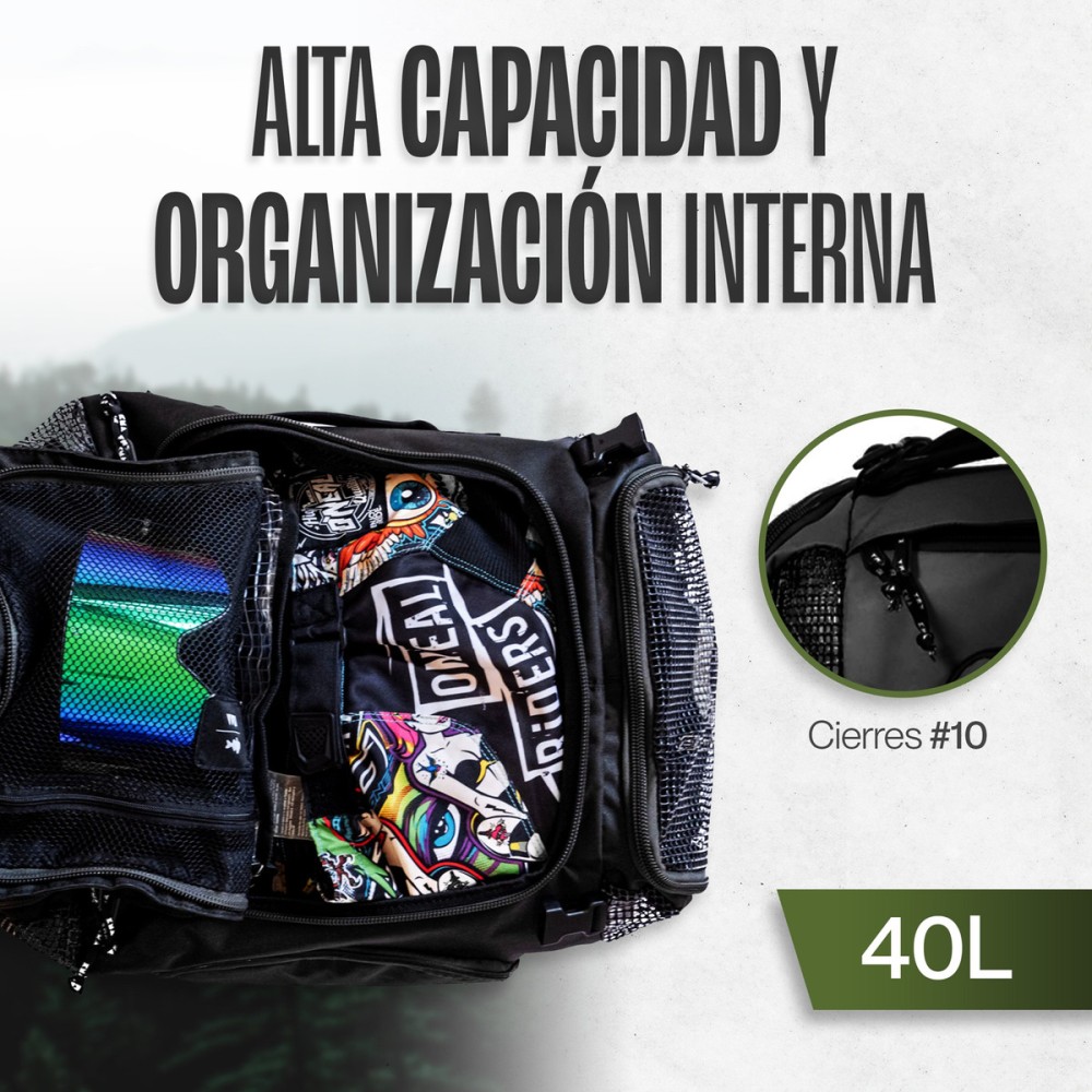 Foto 5 pulgar | Maleta Duffle Outdoor Kma 70l Color Negro Impermeable
