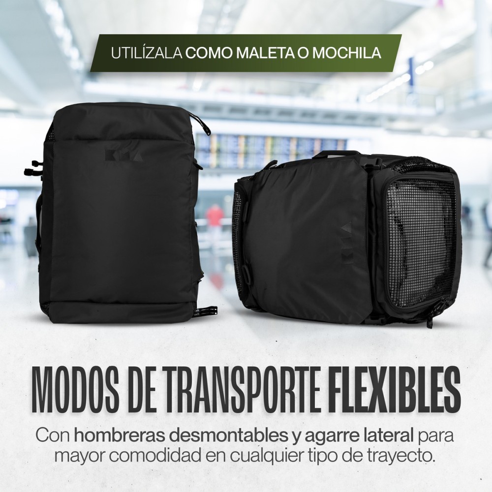 Foto 7 pulgar | Maleta Duffle Outdoor Kma 70l Color Negro Impermeable