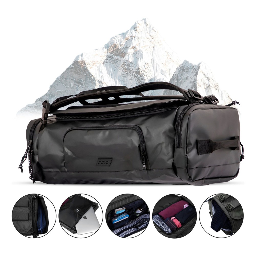 Foto 3 pulgar | Maleta Duffle Outdoor Kma 30l Color Negro Impermeable