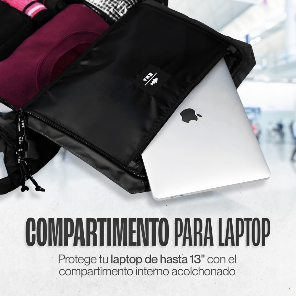 Foto 7 pulgar | Maleta Duffle Outdoor Kma 30l Color Negro Impermeable