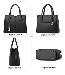 Foto 3 | Bolso Para Laptop Impermeable Elegante Lab.g Mujer, Negro