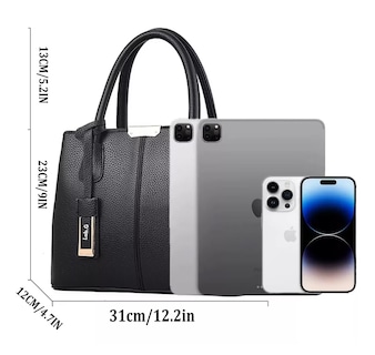 Foto 4 | Bolso Para Laptop Impermeable Elegante Lab.g Mujer, Negro